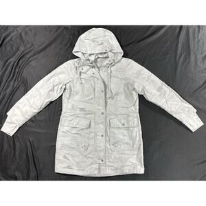Athletic Works Women’s Gray Camo Hooded Parka Jacket Size M (8–10)